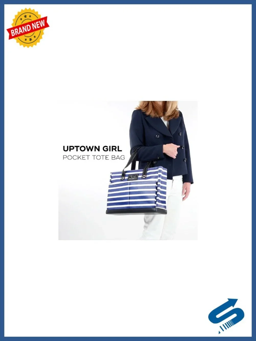 SCOUT Uptown Girl Multi-Pocket Tote, Breakaway Zipper, Water-Resistant